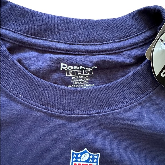 NFL Los Angeles Chargers Football NWT Blue XL Reebok T-shirt - Picture 5 of 8